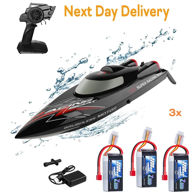 WLTOYS WL916 Barco RC De Alta Velocidad – 60 Km/h, 2.4GHz, Con Motor Sin Escobillas, Sistema Anti-Vuelco Y Alarma De Batería Baja