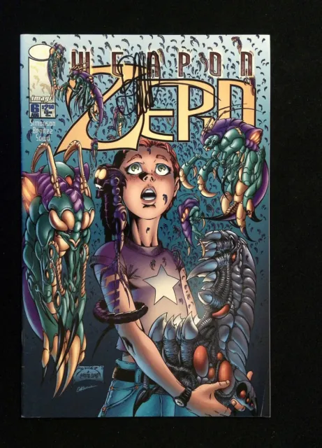 Weapon Zero #6 (2ND SERIES) Image Comics 1995 VF+  SIGNED JOE BENITEZ