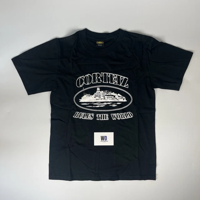 CORTEIZ ALCATRAZ T-SHIRT | Black And White | Size Extra Large 