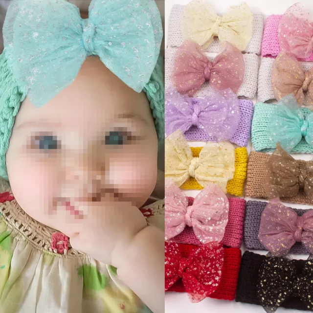 Baby Zubehör Kinder Nette Wolle Haarband Mode Stirnband für Kinder Mädchen