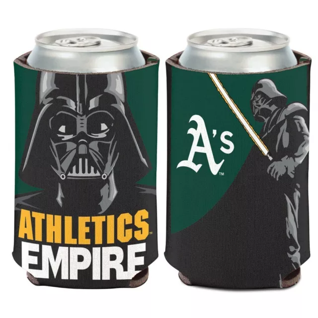 Oakland Athletics MLB Can Holder Cooler Bottle Sleeve Star Wars Darth Vader Team 2