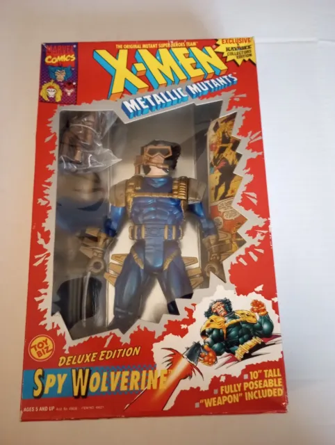 Spy Wolverine Toy Biz Marvel X-Men Metallic Mutants Deluxe Edition Action Figure