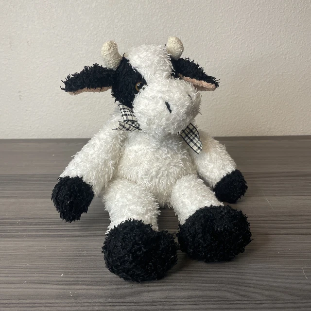 Tri Russ Harvest Moon Cow Stuffed Animal Plush Toy Shelf Sitter Bean Bag