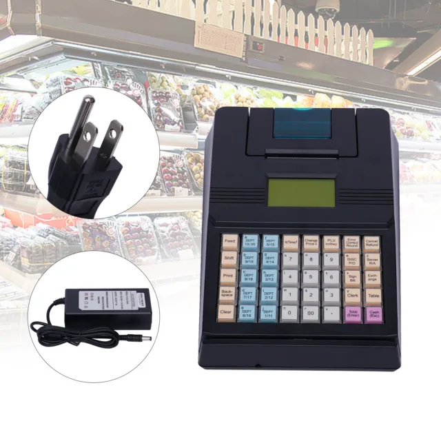 Electronic Cash Register LCD Display POS System Restaurant Business Supermarket