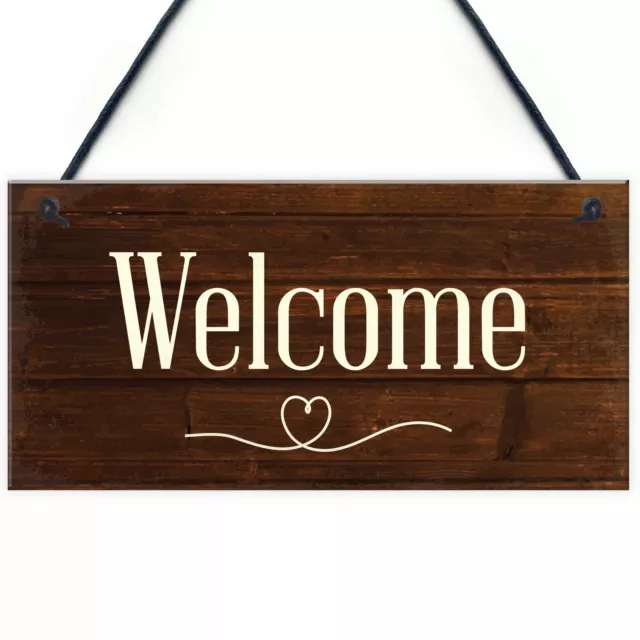 Welcome Hanging Sign For Your Home Novelty Home Bar New Home Decor Gifts