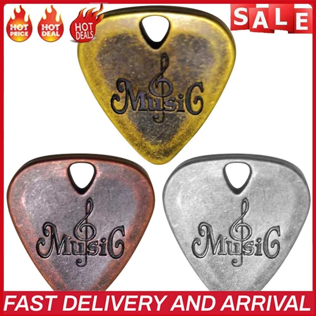 Metal Pick Zinc Alloy Pick Plectrum for Electric Guitar Musical Instrument Parts