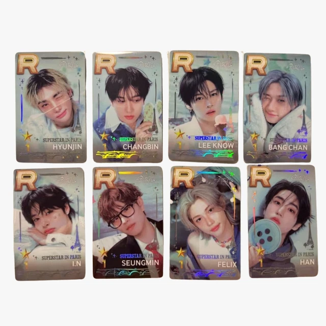 STRAY KIDS SUPERSTAR SSJYP Paris Limited Photocard Complete 8pcs
