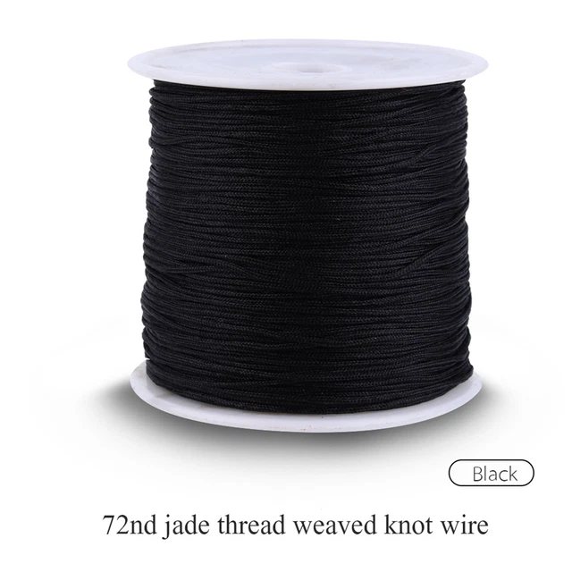 100M X 0,8mm Nylon Chinesische Knotenschnur Rattenschwanz Makramee Th
