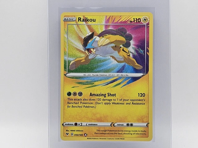 Pokemon Raikou Vivid Voltage 050/185 Amazing Rare NM/M