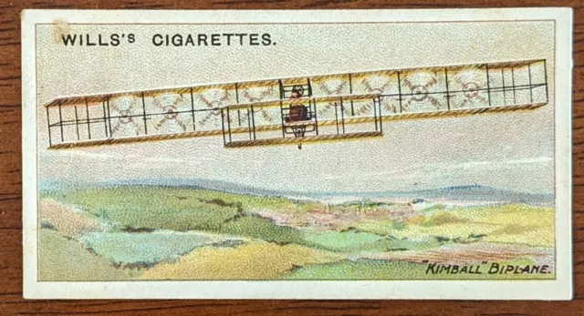 1910 Wills Vice Regal Cigarette Card Aviation #48 Kimball