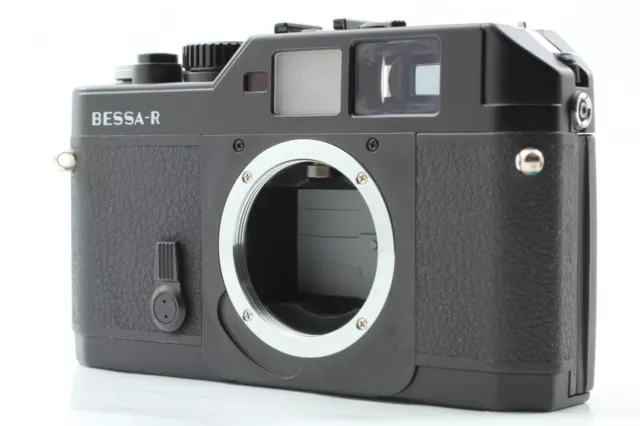【N MINT 】 Voigtlander Bessa-R Rangefinder 35mm Film Camera Black from Japan...