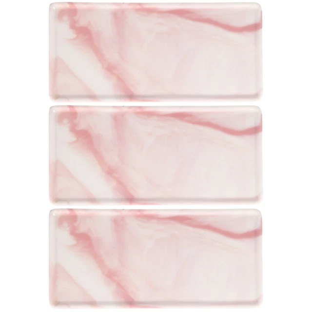 3 piezas bandeja de vanidad de baño Vanity Tably bandeja de cerámica bandeja de escritorio