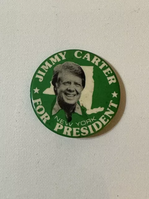 New York For Jimmy Carter  Presidential Election Campaign Pinback Button (572)