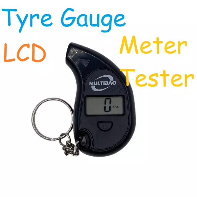 Tyre Gauge Tire Air Pressure Guage Auto LCD Digital Meter Tester for Car Bike