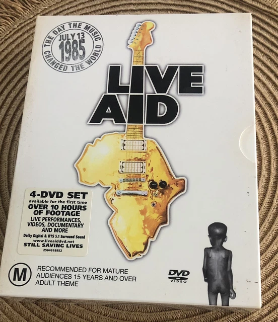 4DVD BOX・LIVE AID ／JULY 13 ／1985！ Live Aid - July 13, 1985 - Four-Disc DVD Set - Out of Print