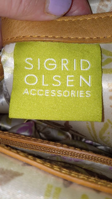 Sigrid Olsen Crocheted And Leather Hand Shoulder Bag
