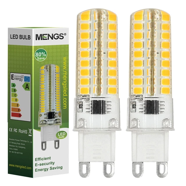 2x G9 7W LED Leuchtmittel 72x 2835 SMD  LED Lampe Warmweiß Energiesparlampe