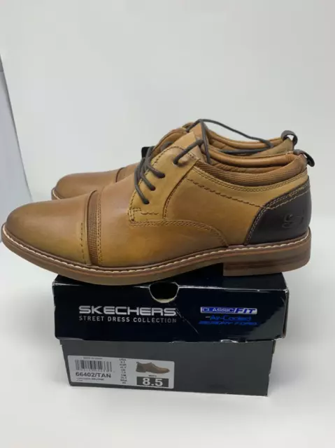 SKECHERS MEN S BREGMAN SELONE Shoes Tan 8.5 18.77 PicClick UK