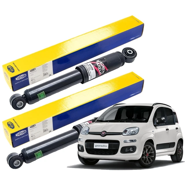Coppia 2 Ammortizzatori Posteriori Per Fiat Panda 312 1.2 1.3 Multijet Dal 2012
