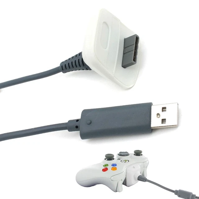 Câble De Charge USB Pour Batterie De Manette Xbox 360 - Neuf