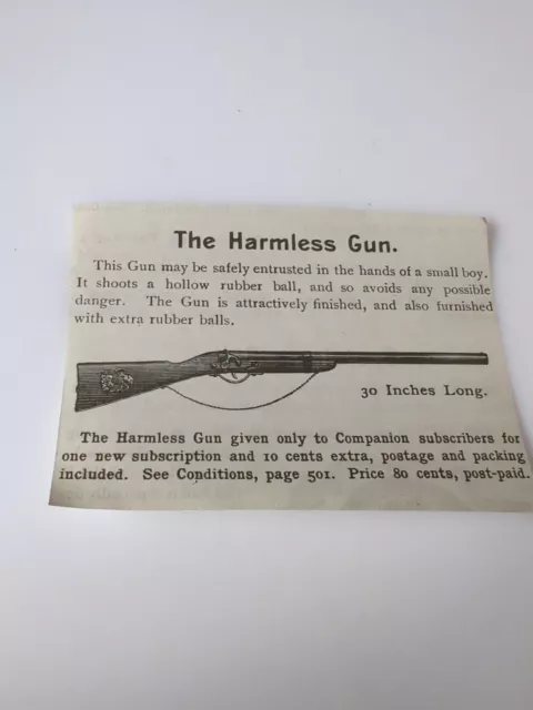 The Harmless Gun 1903 Ad