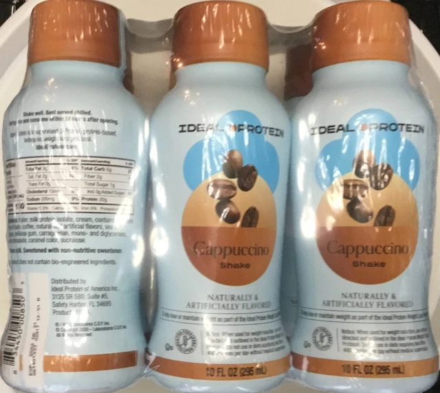 Ideal Protein Ready-to-serve Cappuccino Shake - 6 bottles