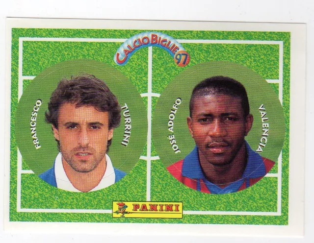 figurina CALCIO BIGLIE 97 PANINI NEW numero 113 TURRINI - VALENCIA