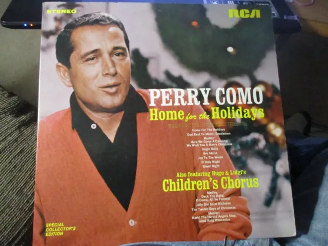 Perry Como-Home For The Holidays-RCA Victor LP/1968/Solid VG (play tested)