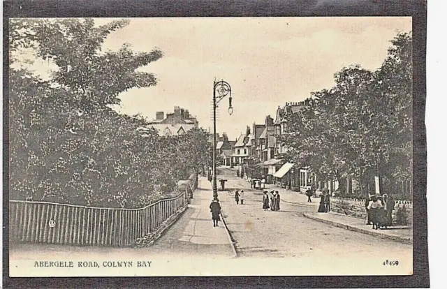 Wales  Conwy Colwyn Bay Abergele Road  - Good Animation - Posted 1911