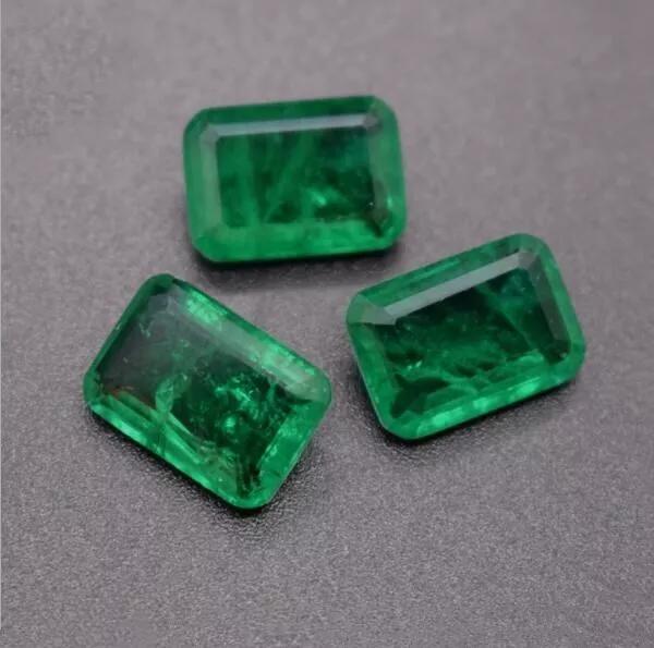 Natural Colombia corte esmeralda 4*6MM-13*18MM AAAAA+ VVS piedra preciosa perdedora 2