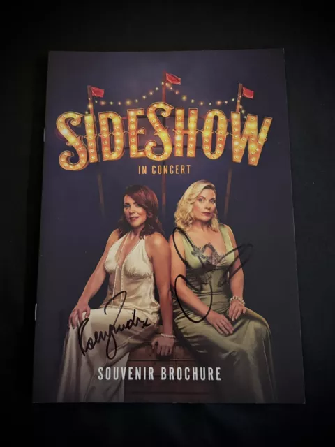 SIGNED Side Show West End Musical Programme. Rachel Tucker, Louise Dearman