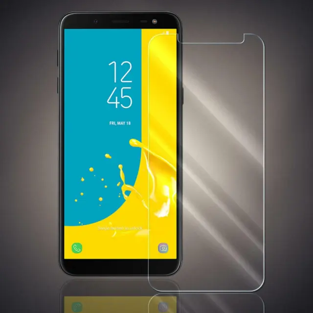 Panzer Folie für Samsung Galaxy J6 Echt Glas Displayschutzfolie Schutz Folie 9H