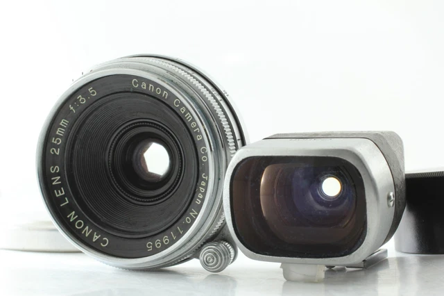 [Near mint] Canon 25mm f/3.5 Lens LTM L39 Leica Screw Mount Finder From Japan