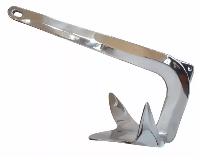 16.5 lbs 7.5 kg Stainless Steel 316 Bruce/Claw Boat Anchor