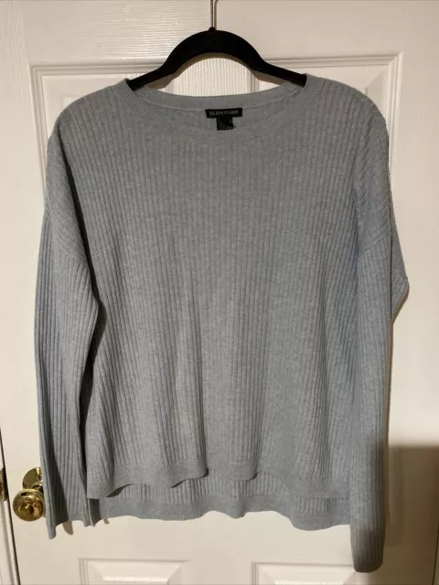 EILEEN FISHER 100% Cashmere Crew Neck Boxy Sweater Size: XS