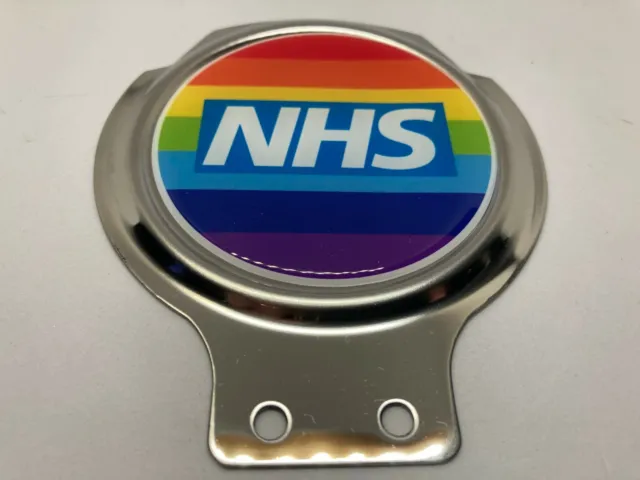 NHS Printed Grille Car Badge With Fittings