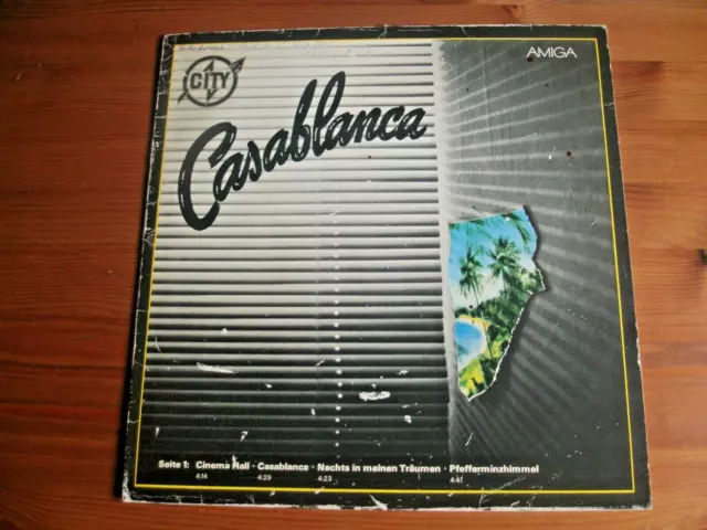 City Casablanca - Vinyl LP - 1987 - Deutschrock - Amiga DDR