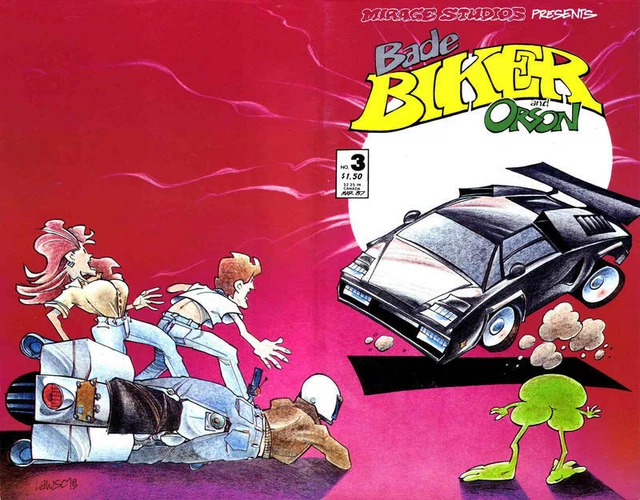 Bade Biker & Orson #3 Mirage Studios Comics March Mar 1987 (VFNM)