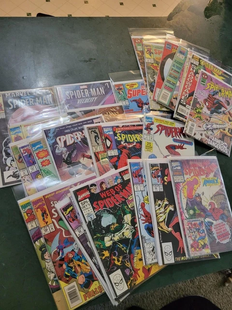 LOT x 31 Spider-Man, amazing, tales, annual, web, punisher, classic, spectacular