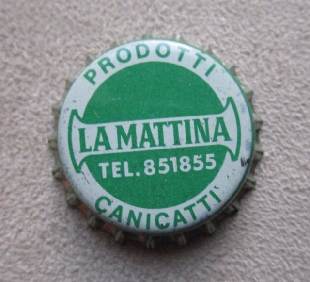 Tappo A Corona Pubblicitario  - La Mattina - Prodotti - Canicatti'