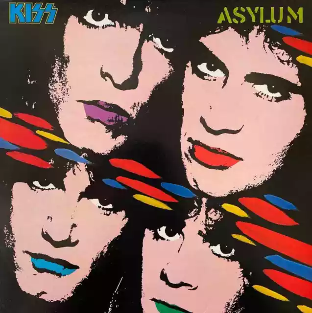 Kiss - Asylum (LP) (VG-EX/EX-)