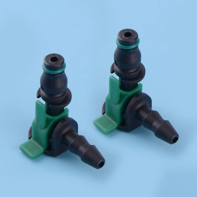 2PC INJECTOR LEAK Off Nozzle Return Connector Fit for Ford Citroen