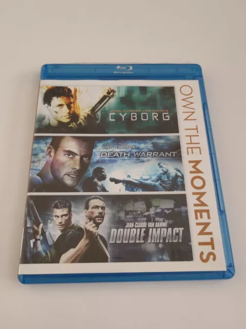 Cyborg/Death Warrant/Double Impact (Blu-ray Disc, 2014, 3-Disc Set)