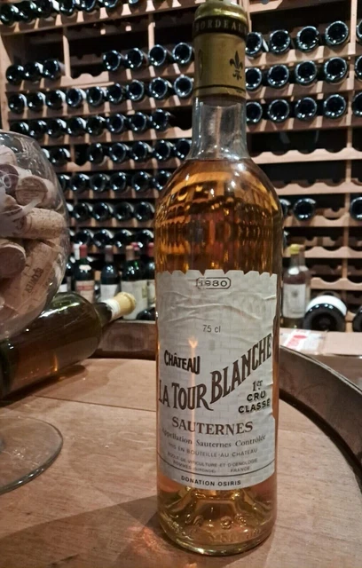 Sauternes Château La Tour Blanche 1980 1er cru Classé 