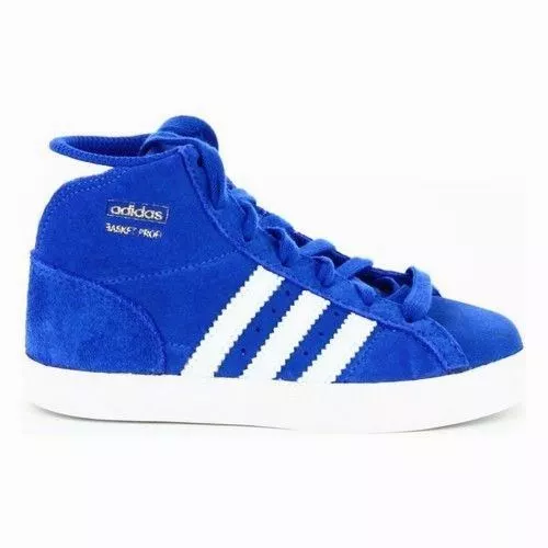 SCARPE BIMBO ADIDAS Basket Profi I Td Q35041 Sportive Camoscio Blu
