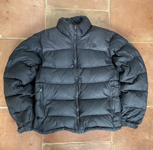 THE NORTH FACE Giacca Tampone Nero Uomo Medium 700 Piumino Cappotto Escursionismo