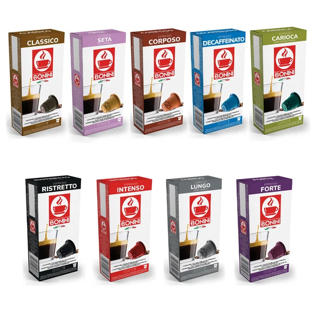 100 NESPRESSO COMPATIBLE Coffee Capsules Pods Now Mix & Match