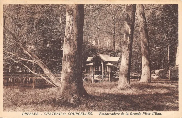 95-Presles-Chateau De Courcelles-Embarcadere-N�6026-E/0257