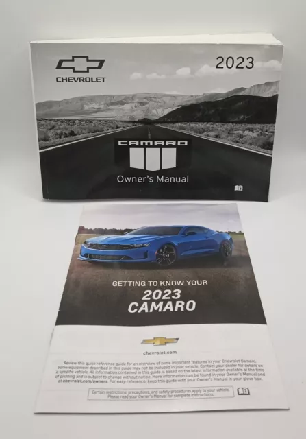 Owner Manual for 2023 Chevrolet Camaro, Owner's Manual Factory Glovebox Book New