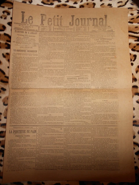 Petit Journal 1908 N°904 – Le Chah De Perse En Colère + Avalanche En Suisse